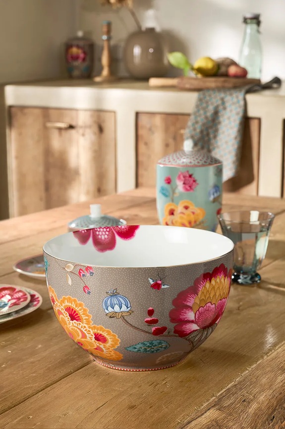 Kuchnia i bar Pip Studio miseczka głęboka z porcelany 23 cm 51003353 multicolor