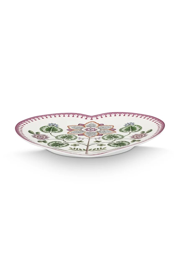 Pip Studio zestaw talerzy do serwowania z porcelany 21,5 cm różowy 51001561