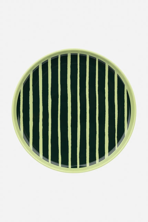 Marimekko talerz z kamionki 20 cm zielony 075258.660