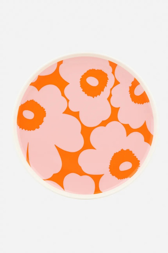 Kuchnia i bar Marimekko zestaw śniadaniowy z kamionki 075732.132 różowy