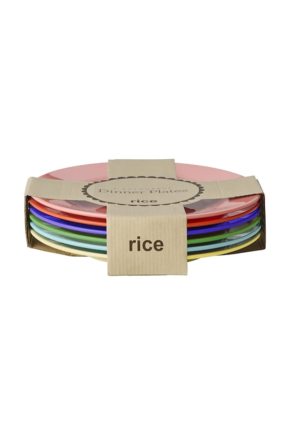 Rice komplet krožnikov 6 x 25 cm pisana MELRP.6ZHS26