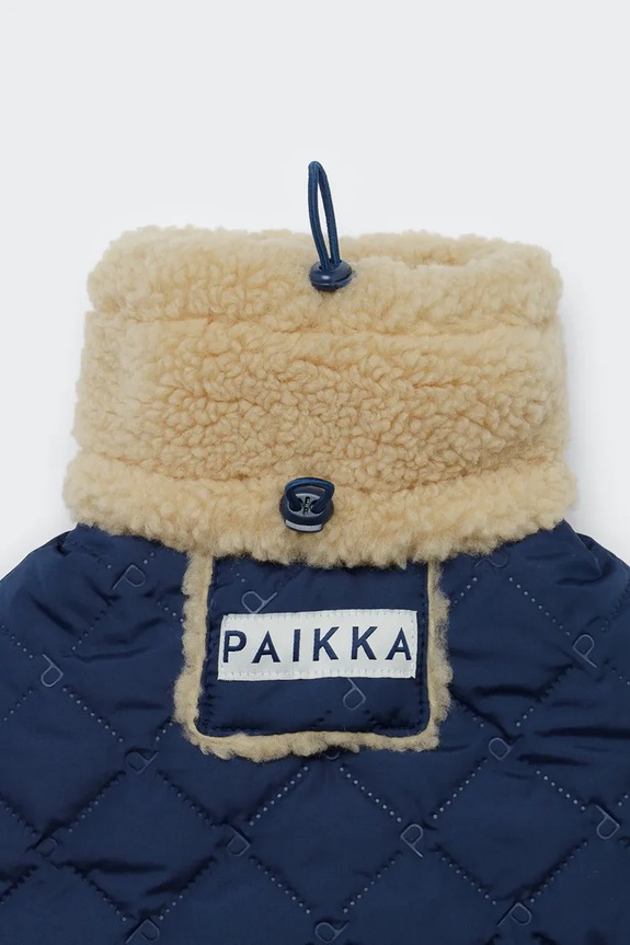 Παλτό σκύλου PAIKKA Quilted Sherpa Jacket 76 x 68 x 1,75 cm 1046066 σκούρο μπλε AA00