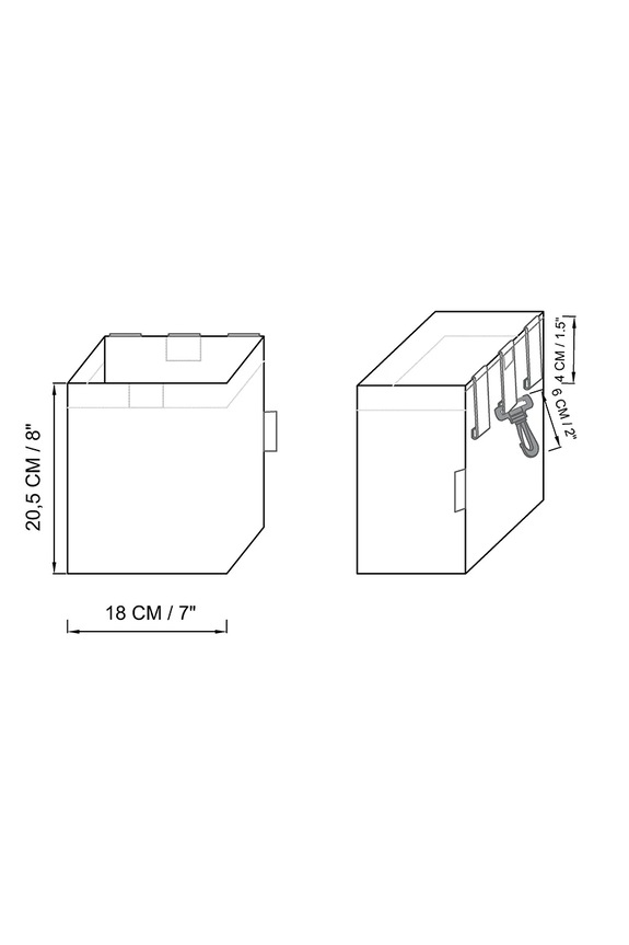 Bebobi nerka na smaczki dla psa 22 x 16 x 5 cm NKA32C.NMKA32C
