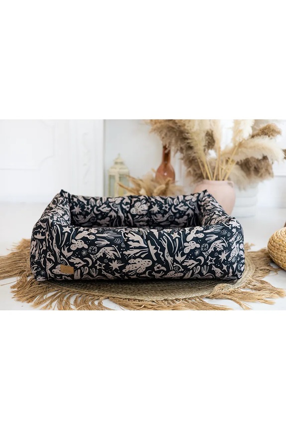 Lifestyle Ορθοπεδικό κρεβάτι για κατοικίδιο Bebobi SOno 115 x 85 x 23 cm SPLLWSC μαύρο