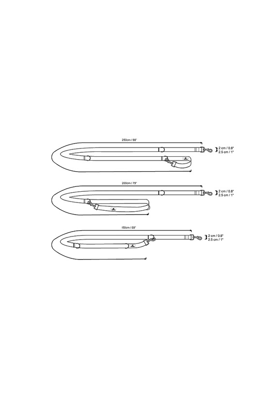 Λουρί σκύλου Bebobi 250 x 2 cm SPKA2032C