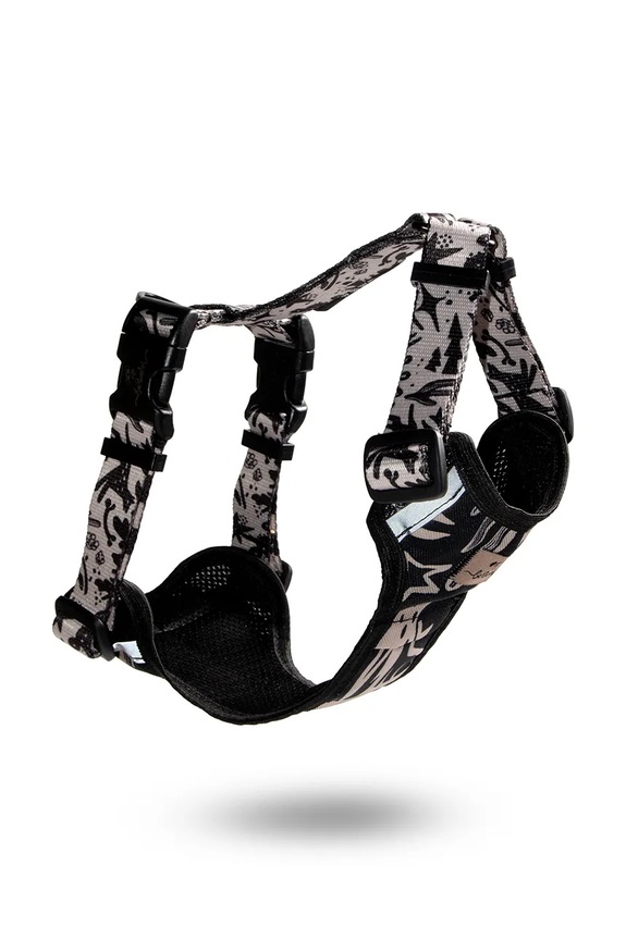 Λουράκι χωρίς πίεση για σκύλους Bebobi WestWOOF πολύχρωμο SKAS32C