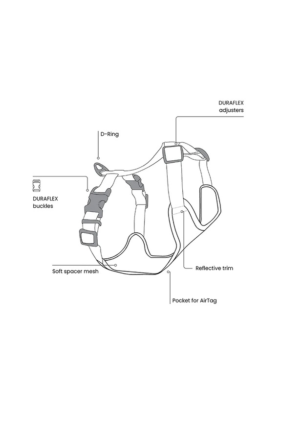 Λουράκι χωρίς πίεση για σκύλους Bebobi WestWOOF SKAS32C