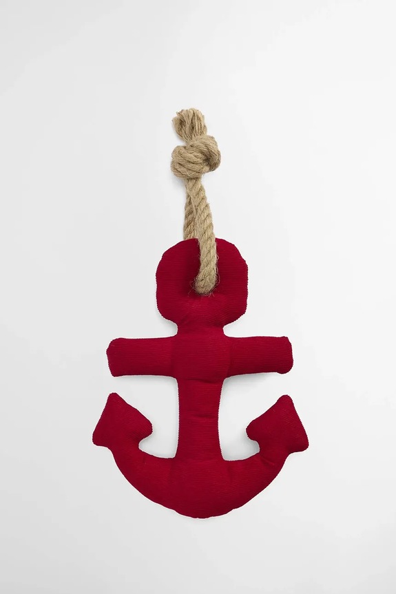 Barbour zabawka dla psa Dog Anchor Toy 25 x 21 cm DAC0124RE31 czerwony AA00