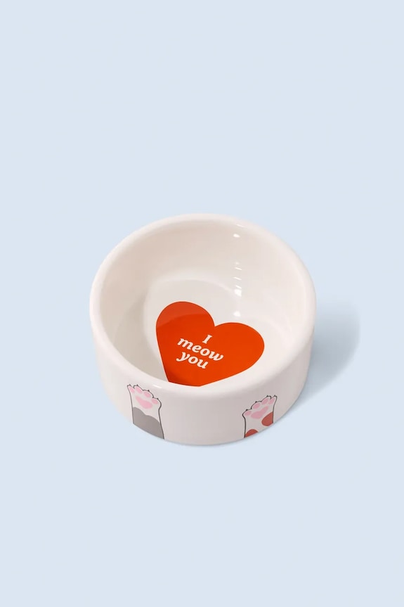 Fluid Market castron pentru pisici 12,2 x 5,3 cm multicolor AACATBOWLPAWS