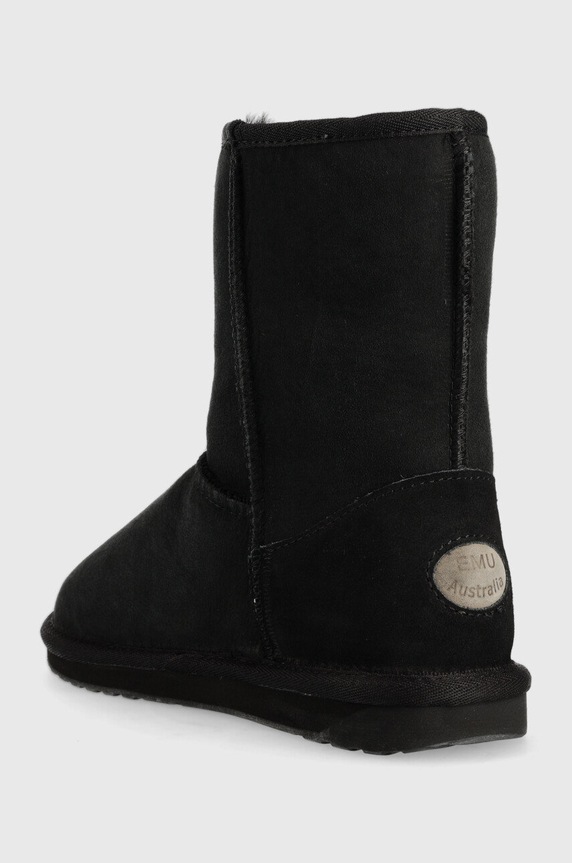 Obuwie Emu Australia śniegowce zamszowe Stinger Lo W10002.BLACK czarny