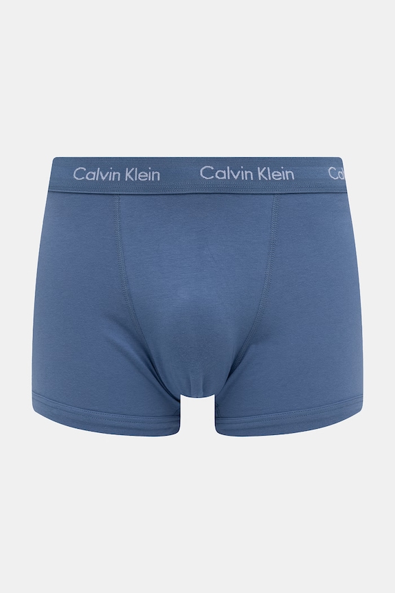Odzież Calvin Klein Underwear bokserki męskie bawełniane z elastanem 3-pack 0000U2662G zielony