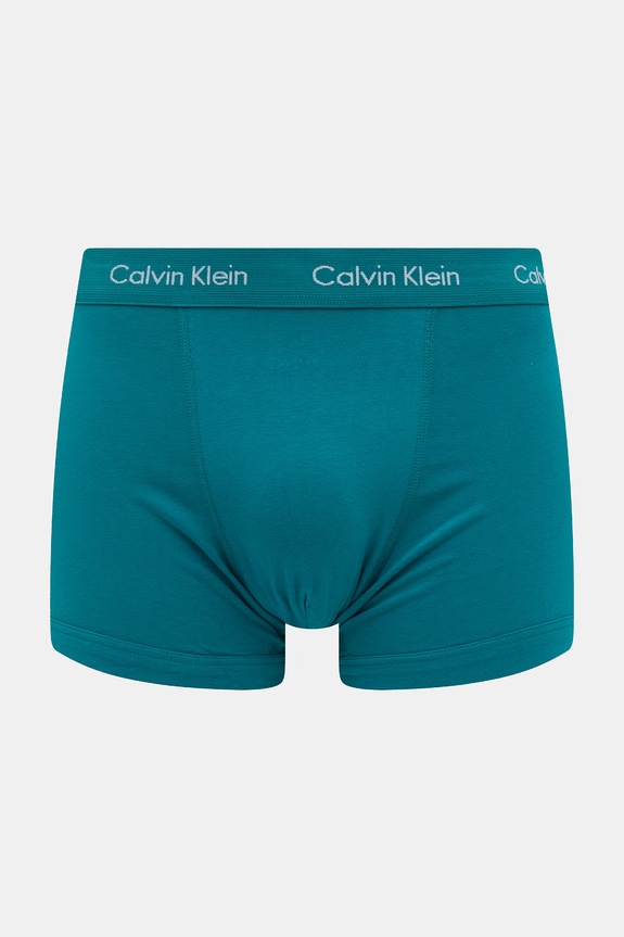 Calvin Klein Underwear bokserki męskie bawełniane z elastanem 3-pack zielony 0000U2662G