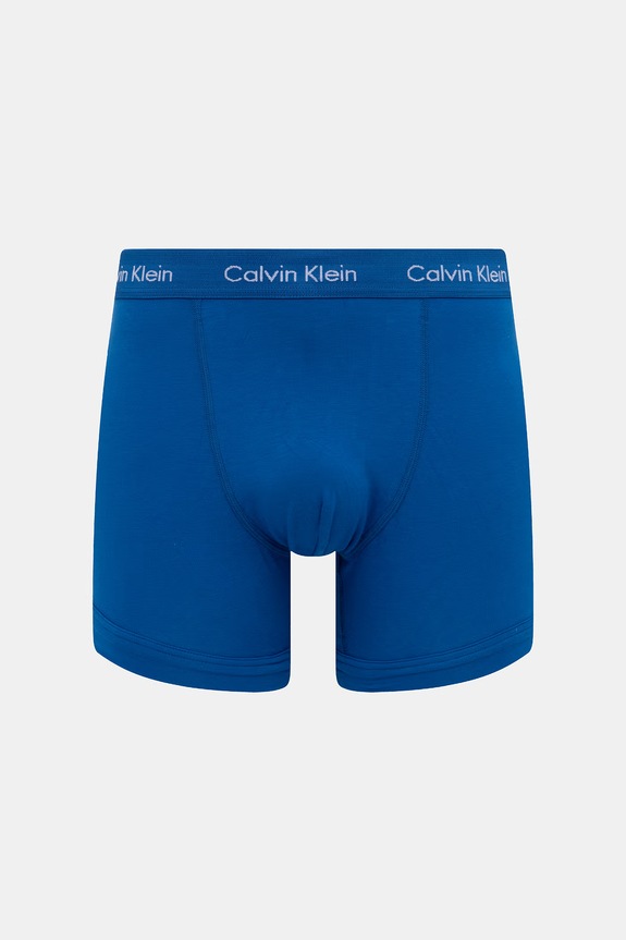Odzież Calvin Klein Underwear bokserki męskie bawełniane z elastanem 3-pack 0000U2662G niebieski