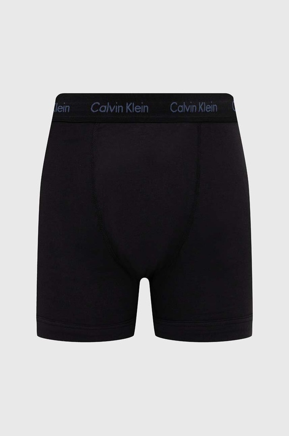 Odzież Calvin Klein Underwear bokserki męskie bawełniane z elastanem 3-pack 0000U2662G czarny