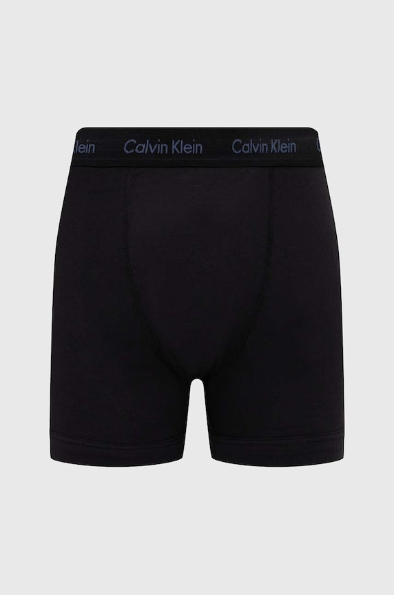 Odzież Calvin Klein Underwear bokserki męskie bawełniane z elastanem 3-pack 0000U2662G czarny