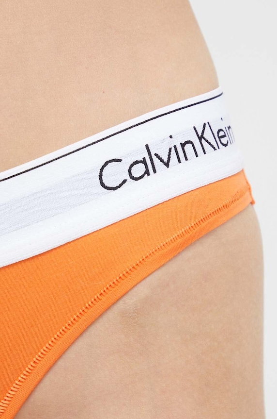 Oblečenie Nohavičky Calvin Klein Underwear 0000F3787E oranžová
