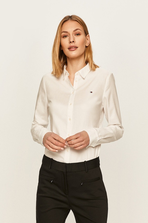 Tommy Hilfiger - Ing pamut fehér 1M87647512