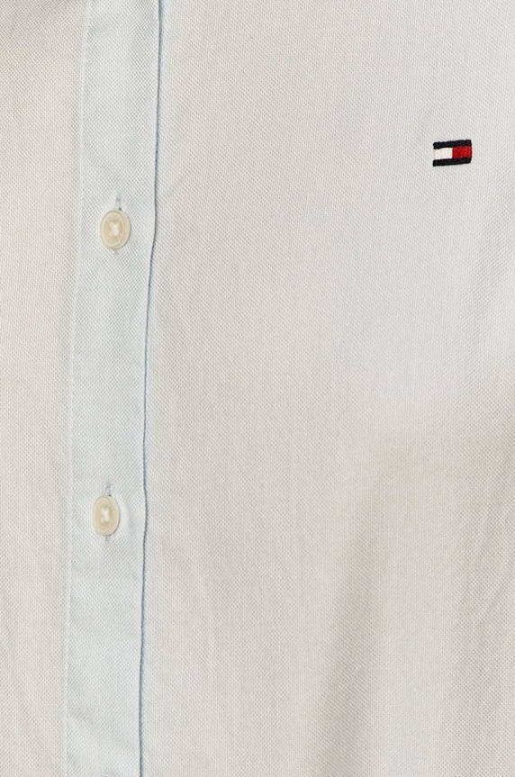 Odzież Tommy Hilfiger koszula bawełniana 1M87647512 niebieski