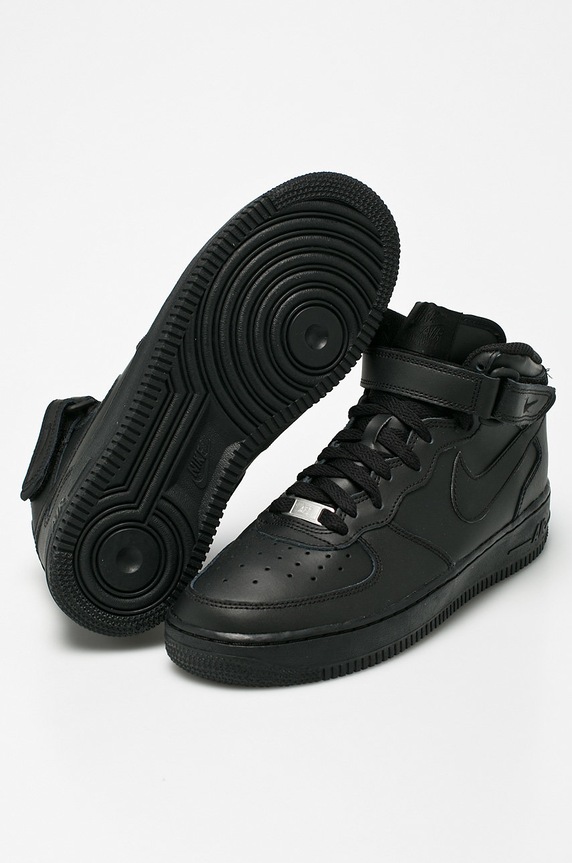 Nike Kids - Buty dziecięce AIR FORCE 1 MID 314195.004 czarny