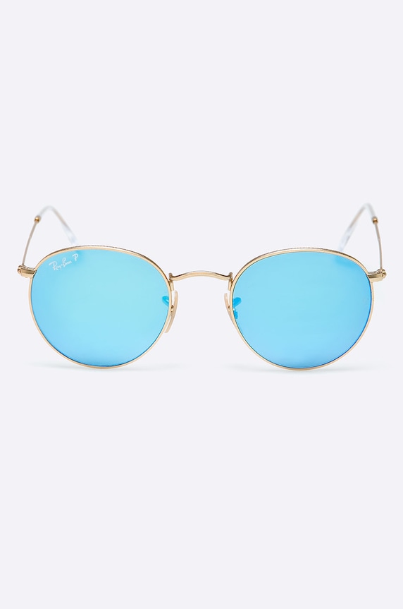 Ray-Ban - Szemüveg ROUND METAL RB3447.112/4L arany AW16