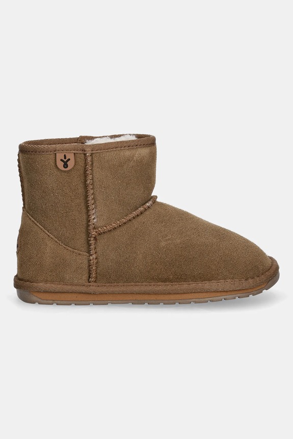 Emu Australia - Botki dziecięce Wallaby Mini CHES K10103.CHES brązowy AW16