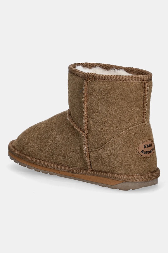 Dziewczynka Emu Australia - Botki dziecięce Wallaby Mini CHES K10103.CHES brązowy