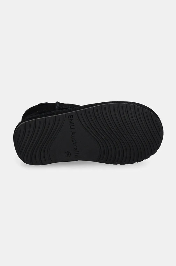Emu Australia cizme de zapada din piele intoarsa K10103.BLAK