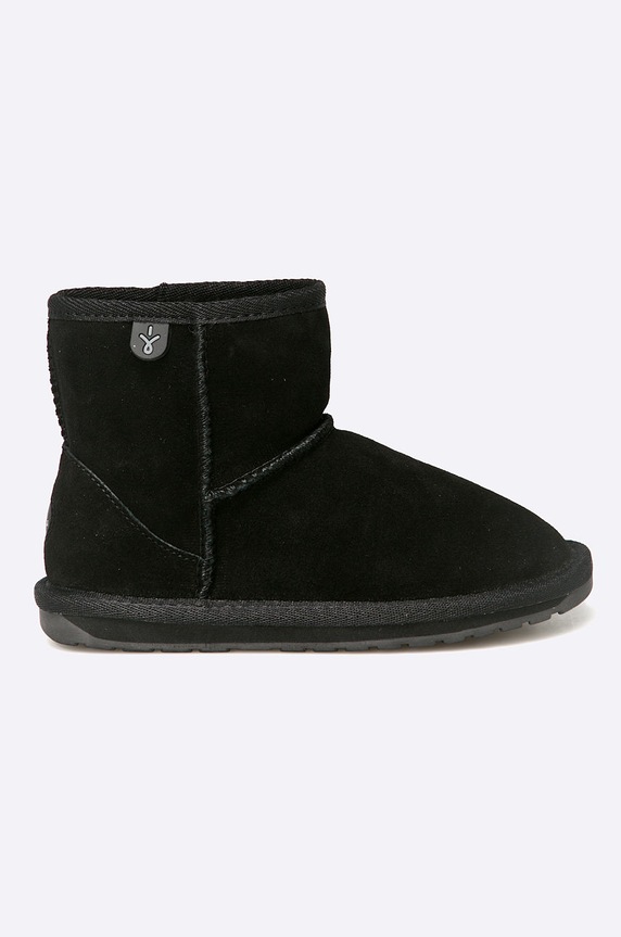 Emu Australia cizme de zapada din piele intoarsa K10103.BLAK negru AW16
