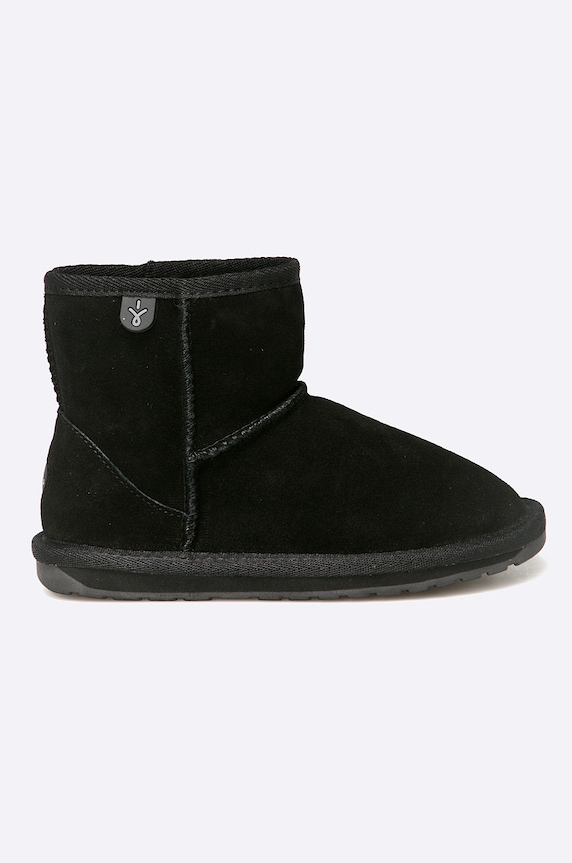 Emu Australia cizme de zapada din piele intoarsa K10103.BLAK negru AW16