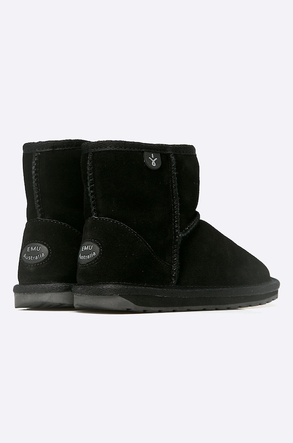 Emu Australia cizme de zapada din piele intoarsa K10103.BLAK