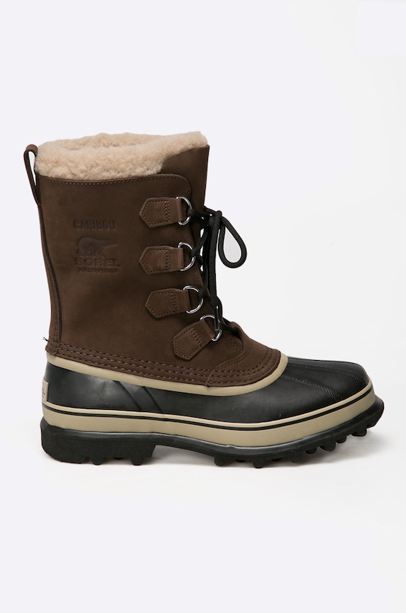 Sorel buty wysokie CARIBOU skóra licowa brązowy NM1000.238