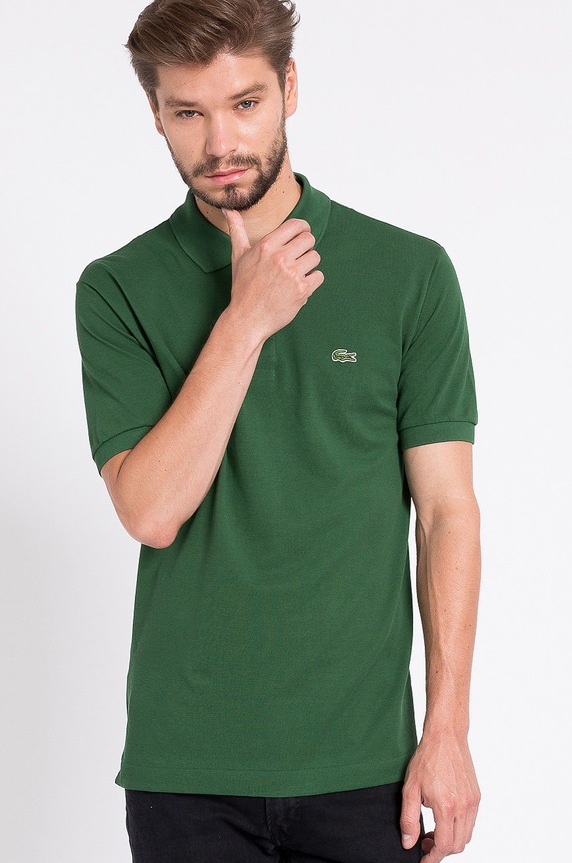 Lacoste - Πόλο κανονικό πράσινο L1212.132
