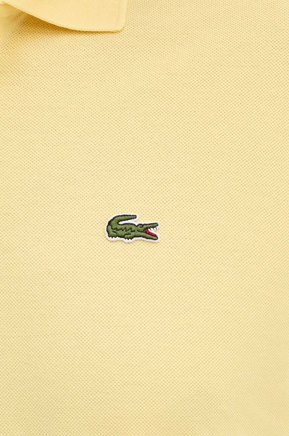 Lacoste polo bawełniane L1212 żółty