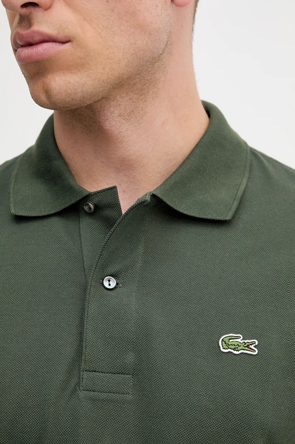 Lacoste cotton polo shirt L1212 green