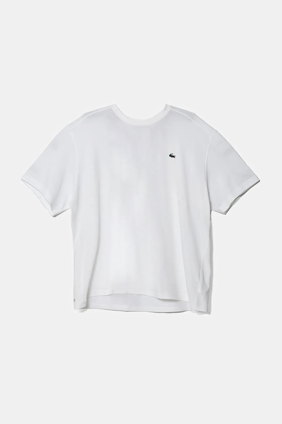 Lacoste T-shirt męski bawełniany beżowy TH7618