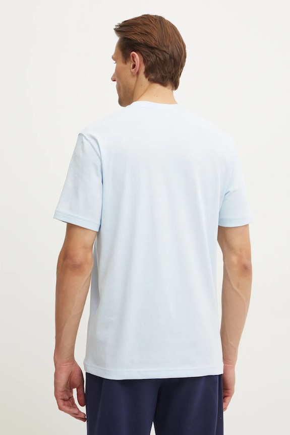 Odzież Lacoste T-shirt męski bawełniany TH7618 niebieski