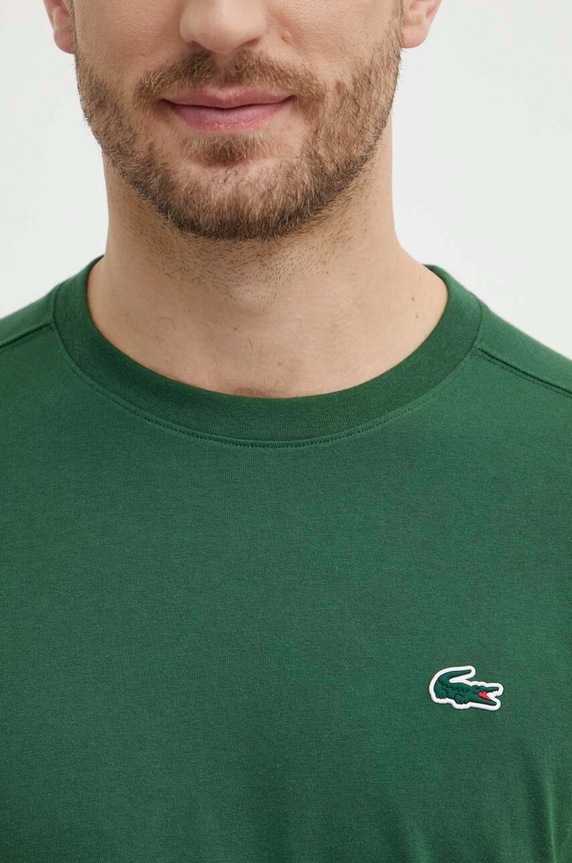 Lacoste t-shirt férfi pamut TH7618 zöld