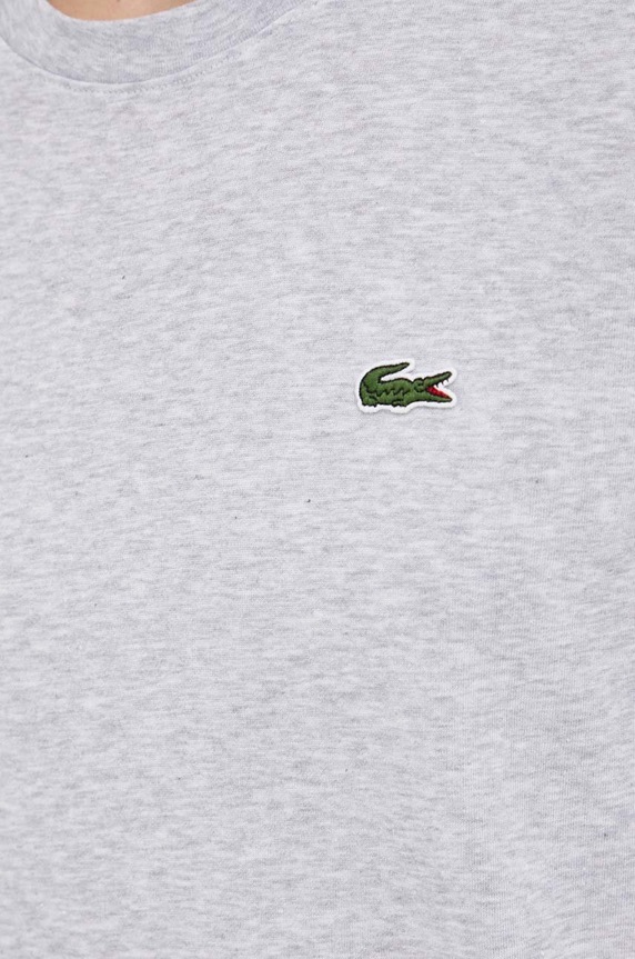 Lacoste T-shirt męski bawełniany TH7618 szary