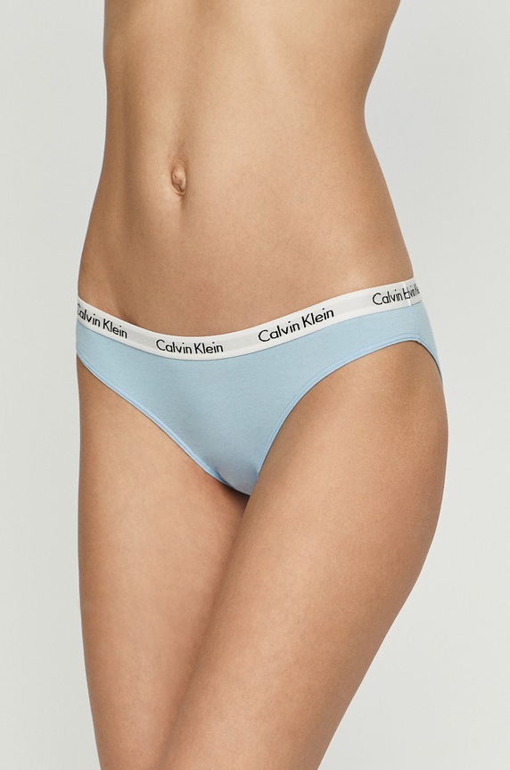 Odzież Calvin Klein Underwear - Figi (3-pack) 000QD3588E niebieski