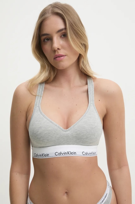 Calvin Klein Underwear - Спортен сутиен сив 000QF1654E.