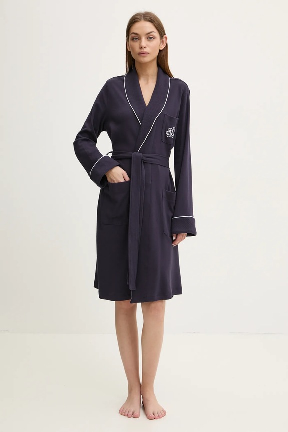 Lauren Ralph Lauren - Szlafrok I814193 granatowy I814193