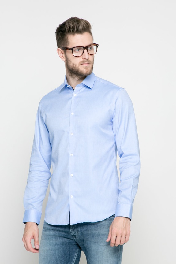 Selected Homme - Koszula bawełna niebieski 16058640