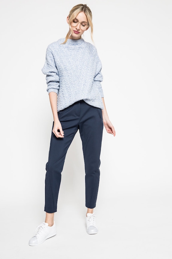 Vero Moda Spodnie 10180484 granatowy AA00
