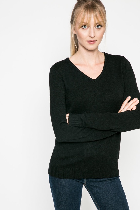 Vila - Светр тонкий чорний 14042769