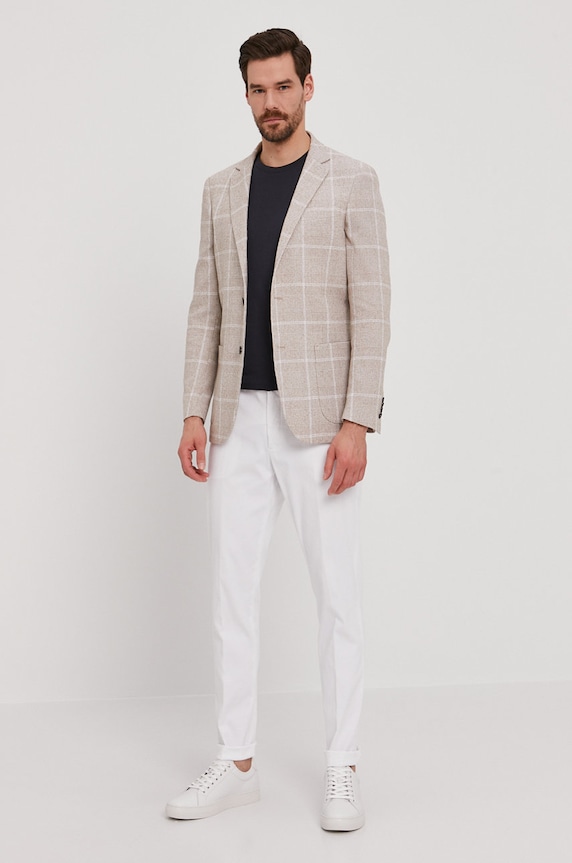 Selected Homme - T-shirt 16057141 granatowy AA00