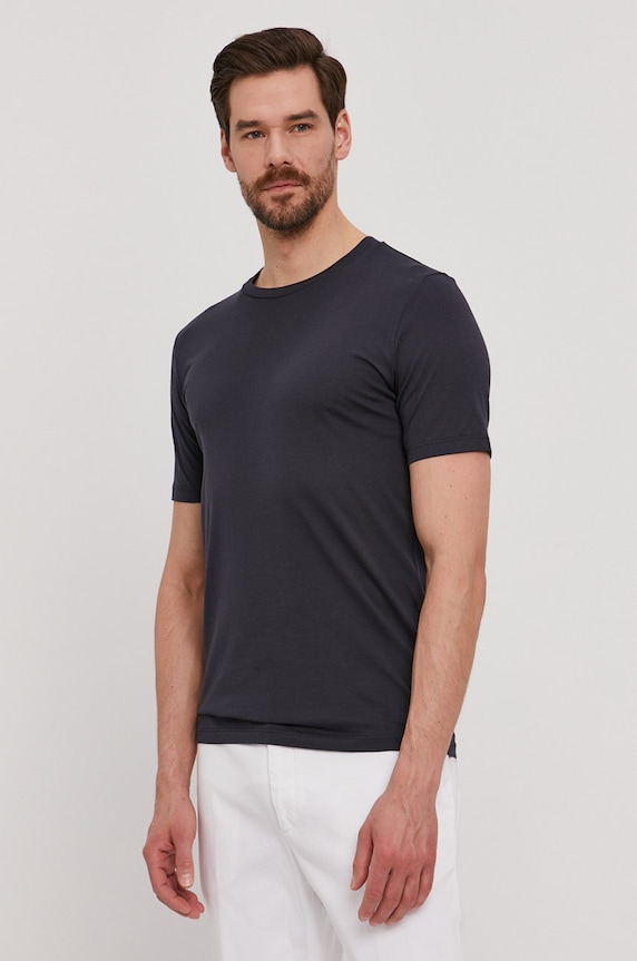 Selected Homme - T-shirt granatowy 16057141
