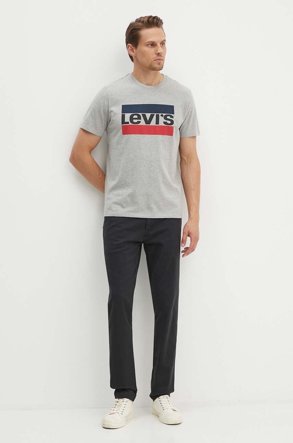 Levi's - T-shirt 39636.0002 szary AA00
