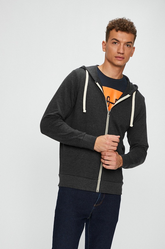Jack & Jones - Bluza bawełna szary 12136884