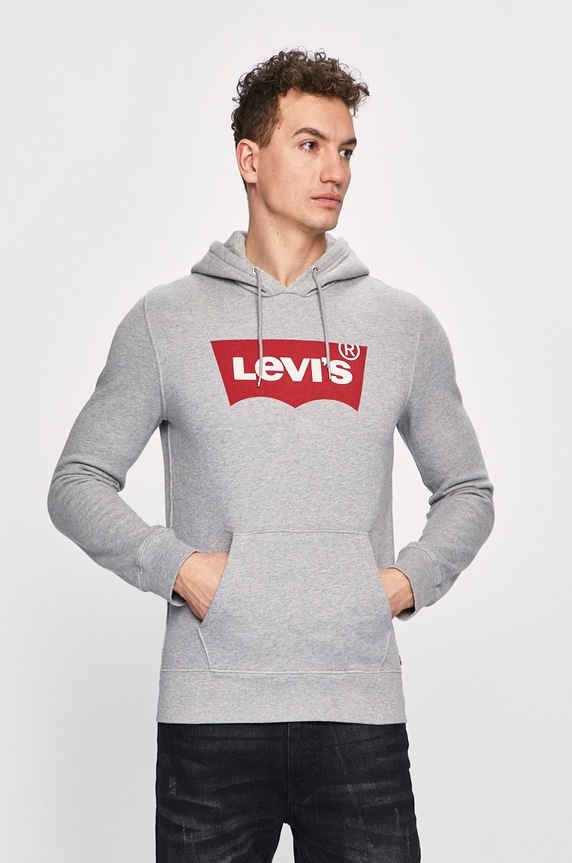 Levi's - Bluza z kapturem szary 19491.0037