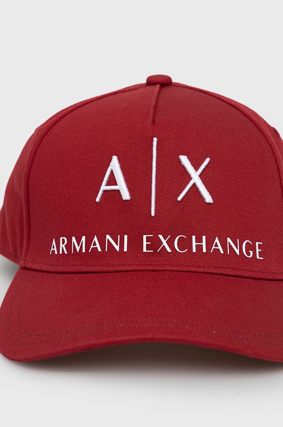 Armani Exchange czapka 954039.CC513 bordowy AA00